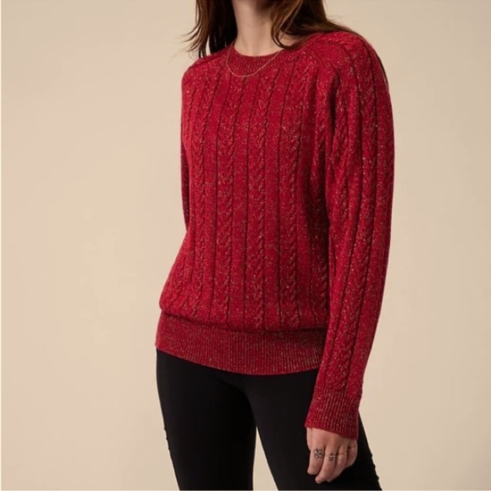 NWOT Athleta Sparkle Crossroads Crew Sweater